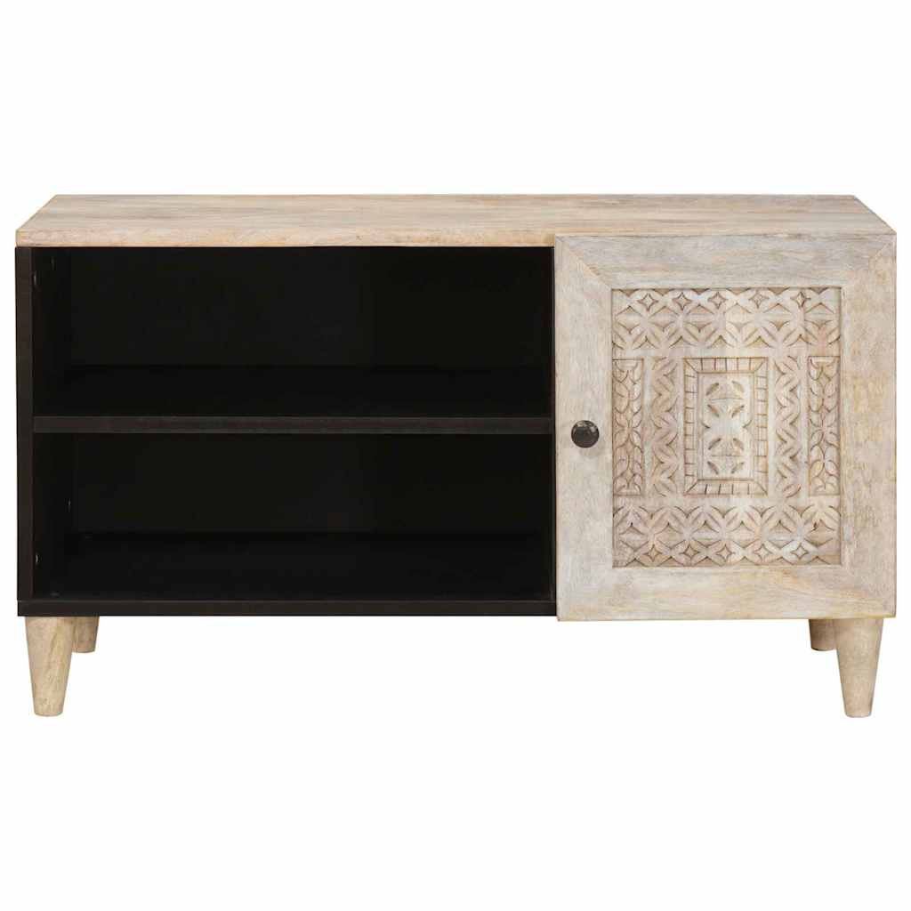 TV Enheder med hylde Hvid 80 x 33 x 46 cm Konstrueret træ