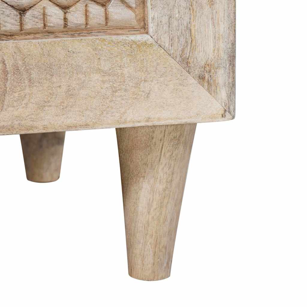 Sideboard med skuffe Hvid 33.5 x 40 x 75 cm