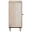 Sideboard Bleg Hvid 40 x 33 x 75 cm Massivt mangotræ