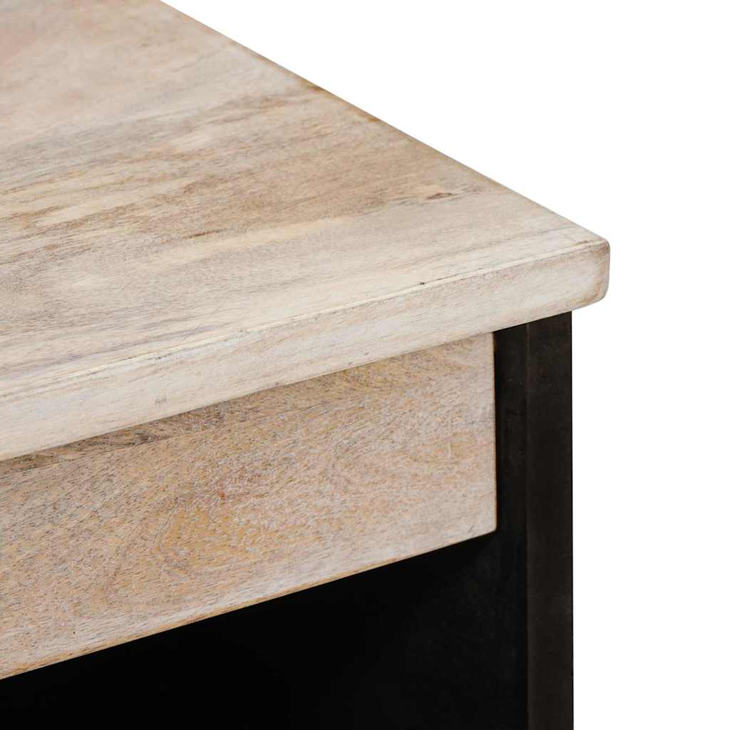 Sideboard Bleg Hvid 60 x 33 x 75 cm Massivt mangotræ