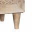 Sideboard Bleg Hvid 60 x 33 x 75 cm Massivt mangotræ