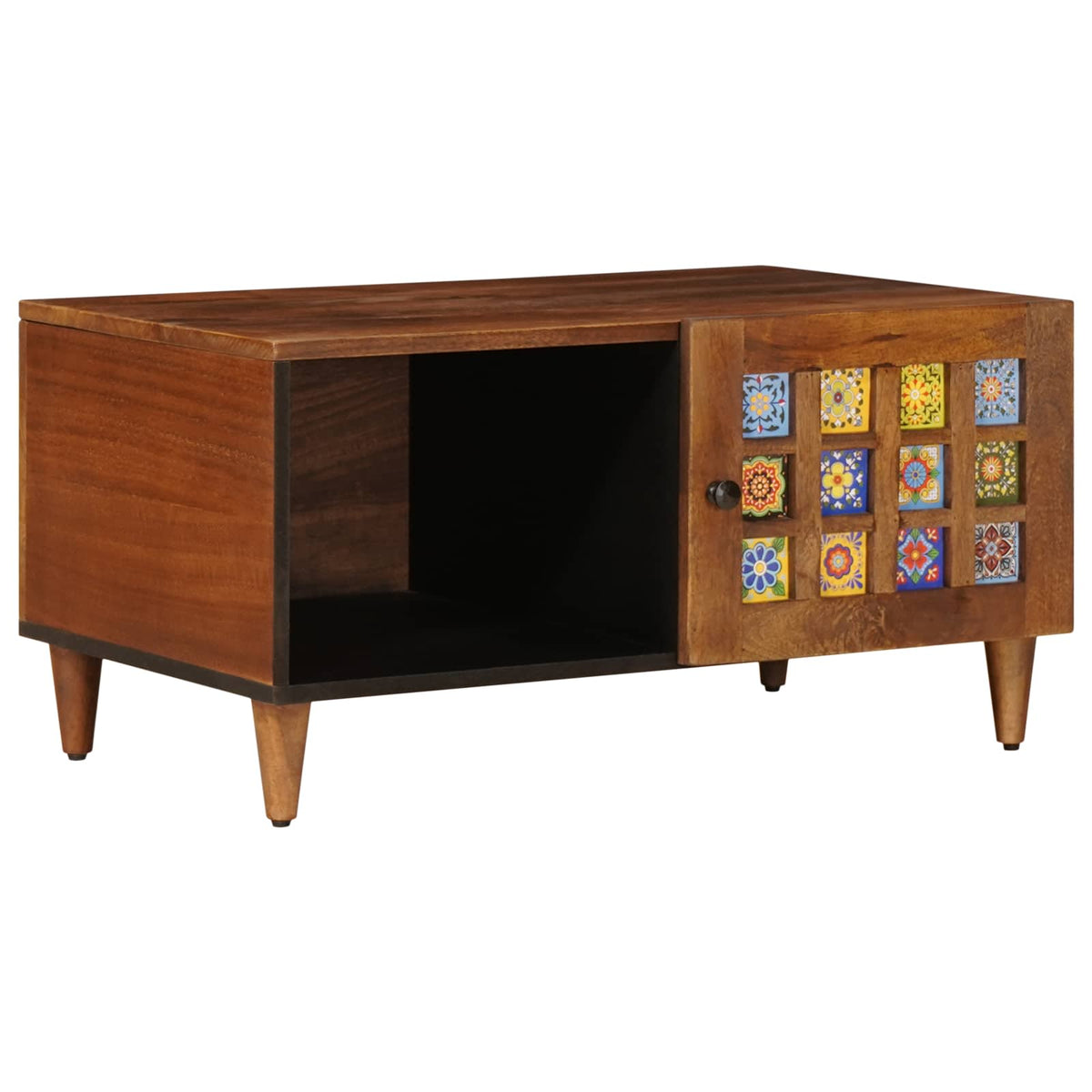 Sofabord Brun 80 x 50 x 40 cm Massivt mangotræ