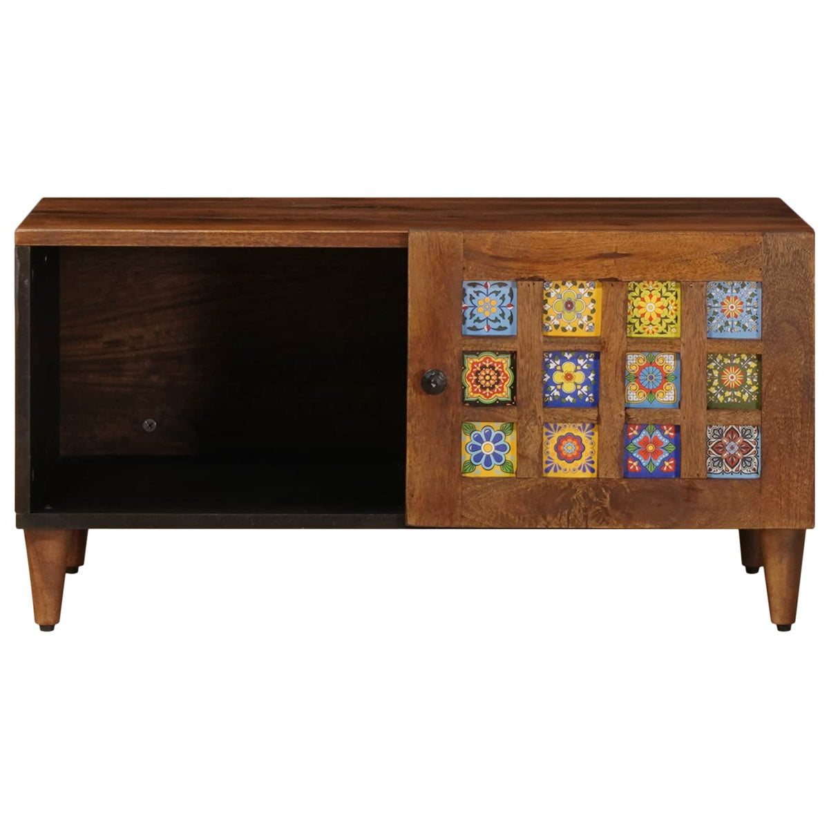 Sofabord Brun 80 x 50 x 40 cm Massivt mangotræ