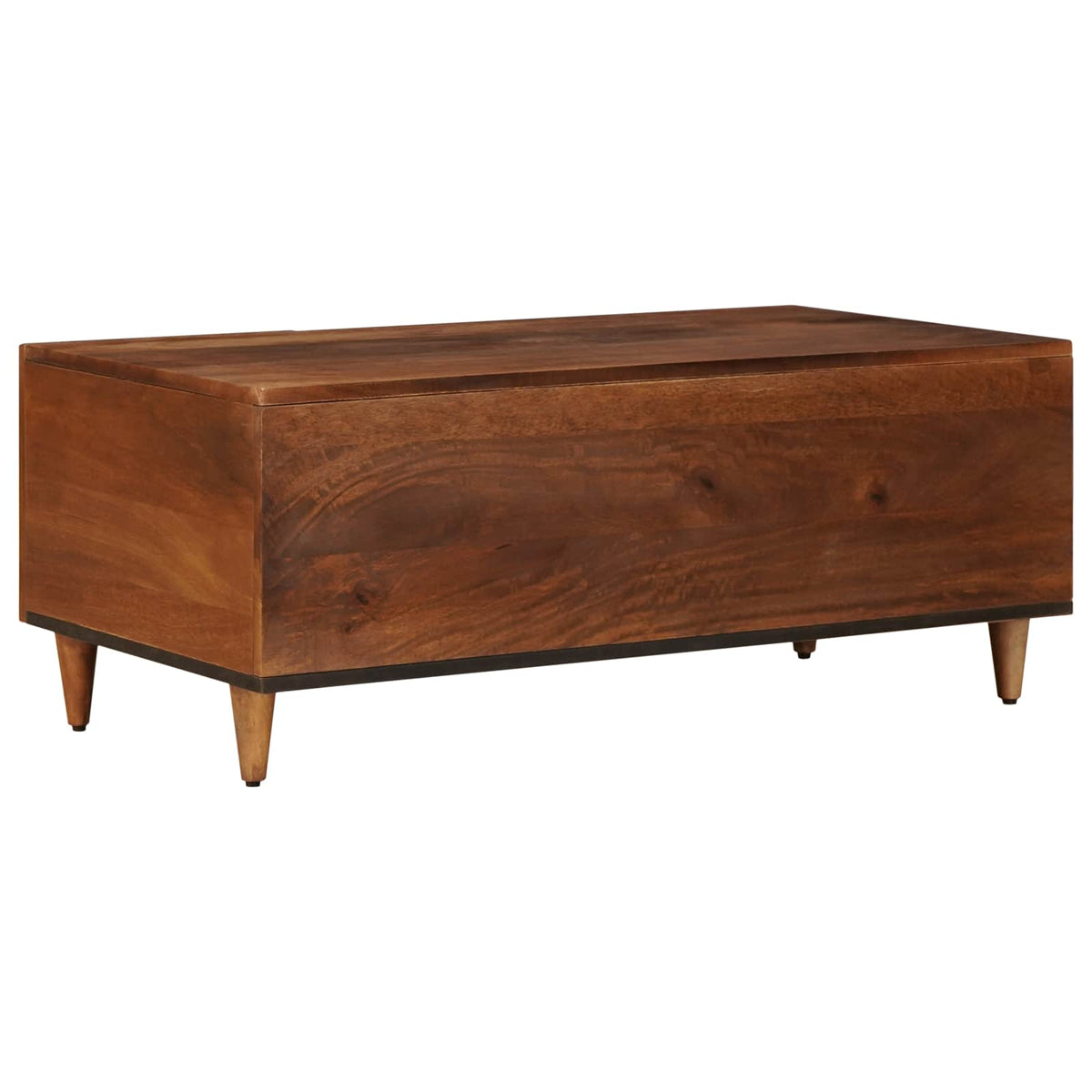 Sofabord Brun 100 x 54 x 40 cm Massivt mangotræ