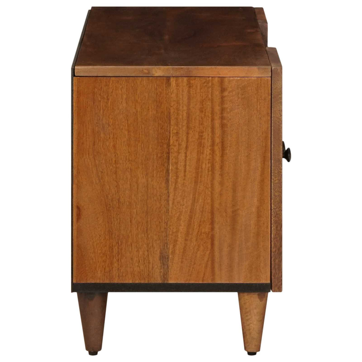TV-skab med skuffe Valnød 105 x 33 x 46 cm Massivt mangotræ