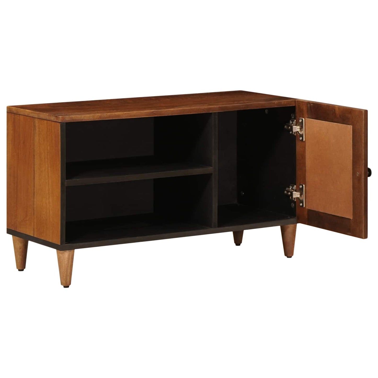 TV-skab med opbevaring Valnød 80 x 33 x 46 cm Massivt mangotræ
