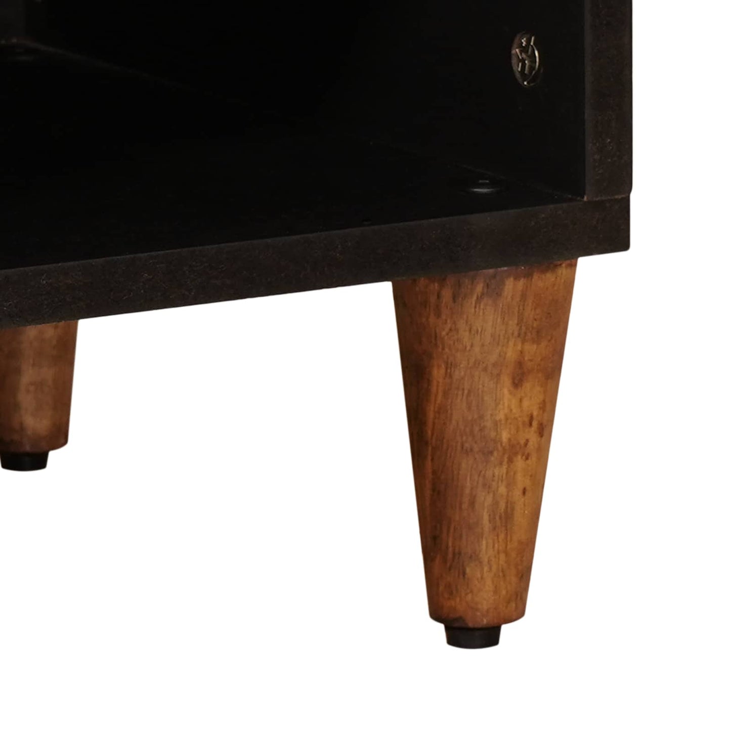 TV-skab med skuffe Valnød 100 x 33 x 46 cm Massivt mangotræ