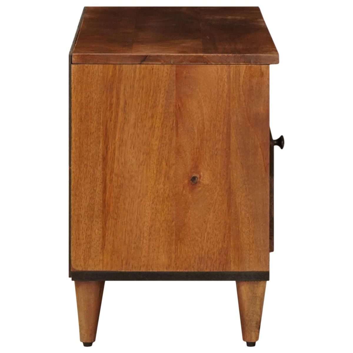 TV-skab med skuffe Valnød 100 x 33 x 46 cm Massivt mangotræ