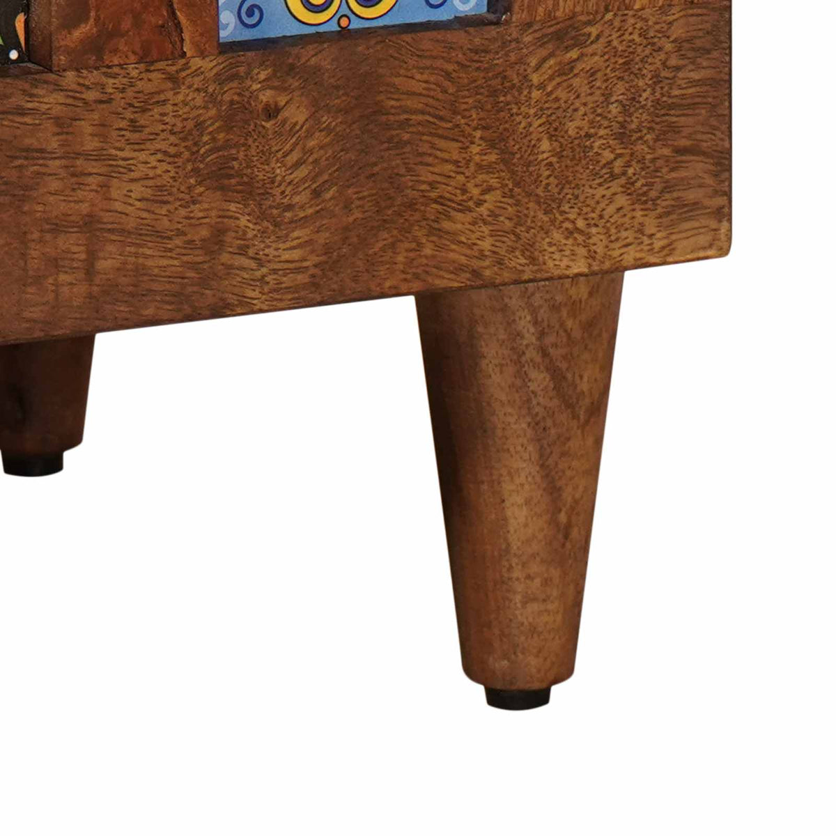 TV-skab med skuffe Valnød 80 x 33 x 46 cm Massivt mangotræ