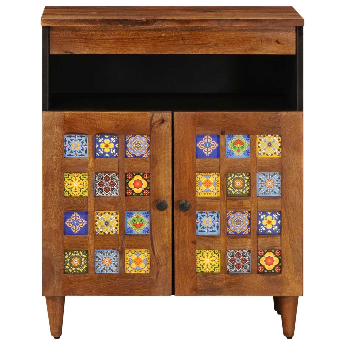 Sideboard Valnød 60 x 33 x 75 cm Massivt mangotræ