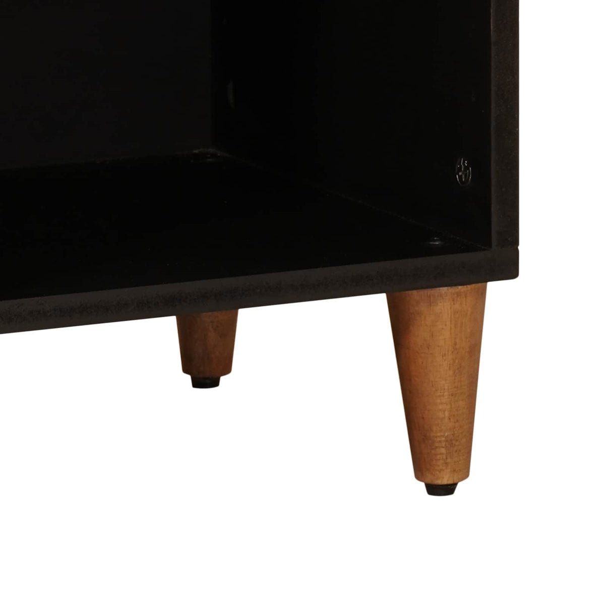 Sideboard med dør Valnød 80 x 33 x 75 cm Massivt mangotræ