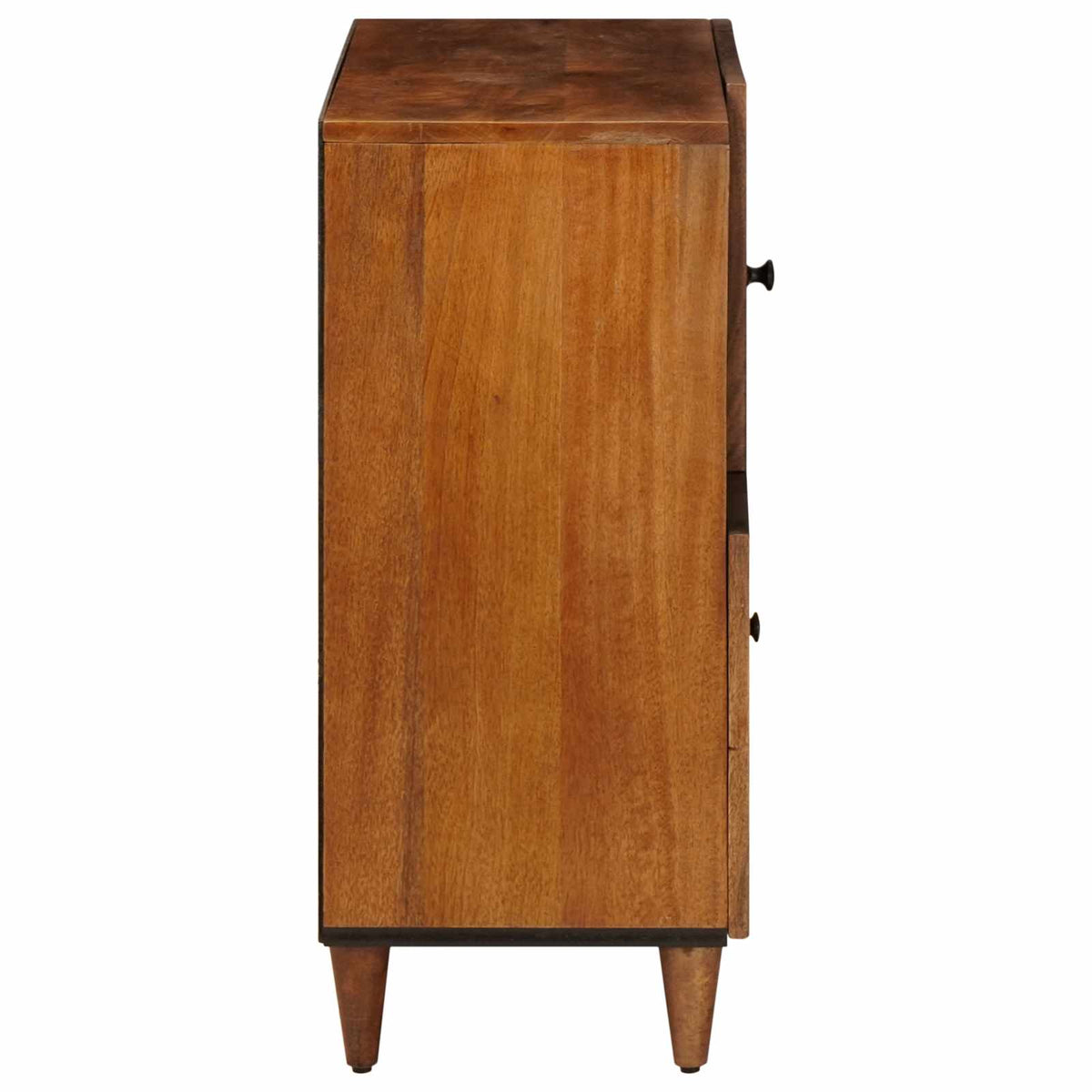 Sideboard med dør Valnød 80 x 33 x 75 cm Massivt mangotræ