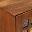 Highboard Valnød 40 x 33 x 110 cm Massivt mangotræ