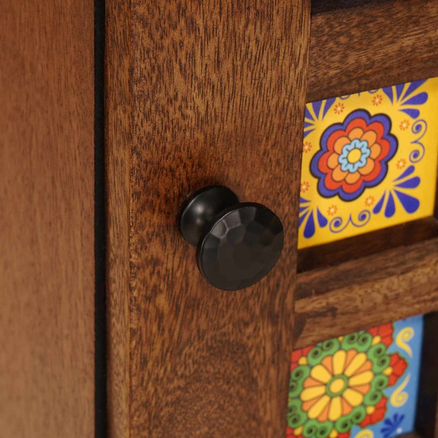 Highboard Valnød 40 x 33 x 110 cm Massivt mangotræ
