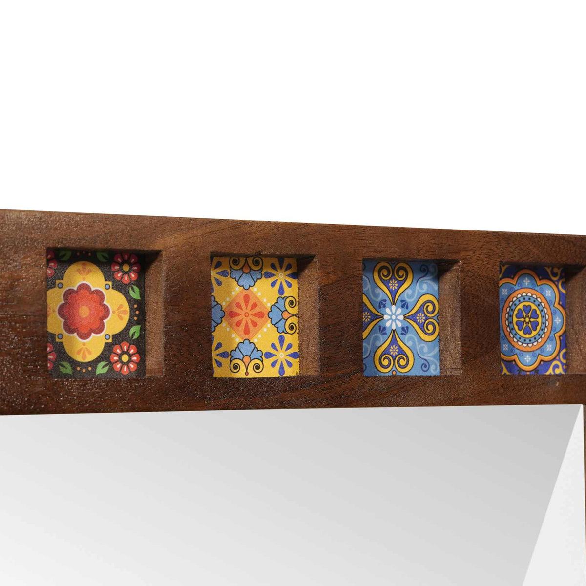 Badeværelsesspejl Valnød 50 x 70 x 2,5 cm Massivt mangotræ