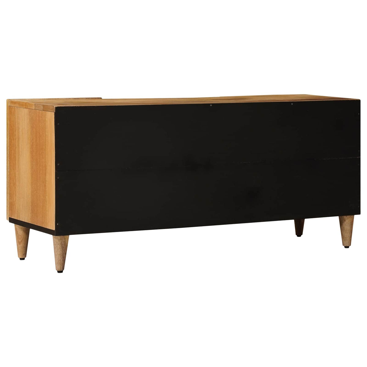 TV-skab med hylde Naturfarvet 105 x 33 x 46 cm Massivt mangotræ