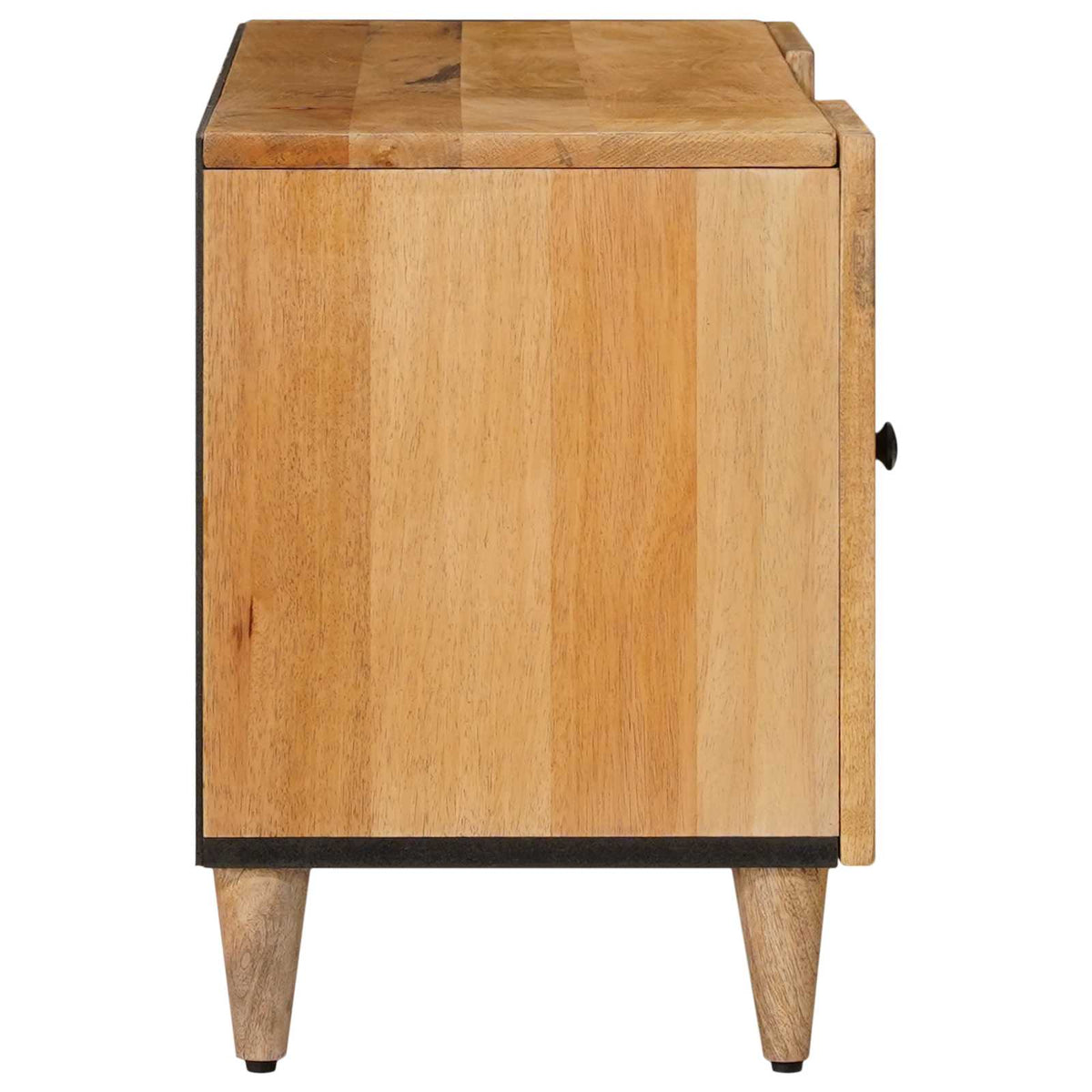 TV-skab med hylde Naturfarvet 105 x 33 x 46 cm Massivt mangotræ