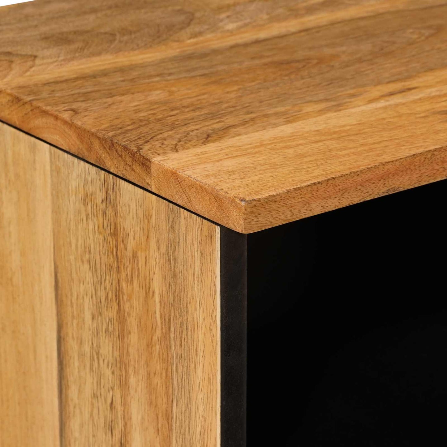 TV-skab Naturfarvet 70 x 33 x 46 cm Massivt mangotræ