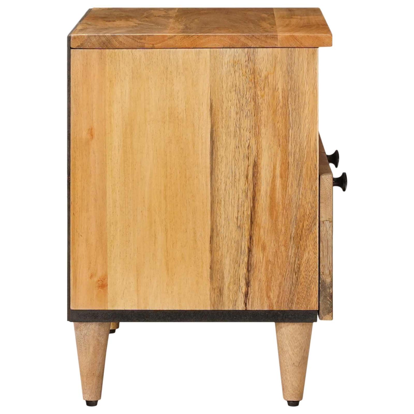 TV-skab Naturfarvet 70 x 33 x 46 cm Massivt mangotræ