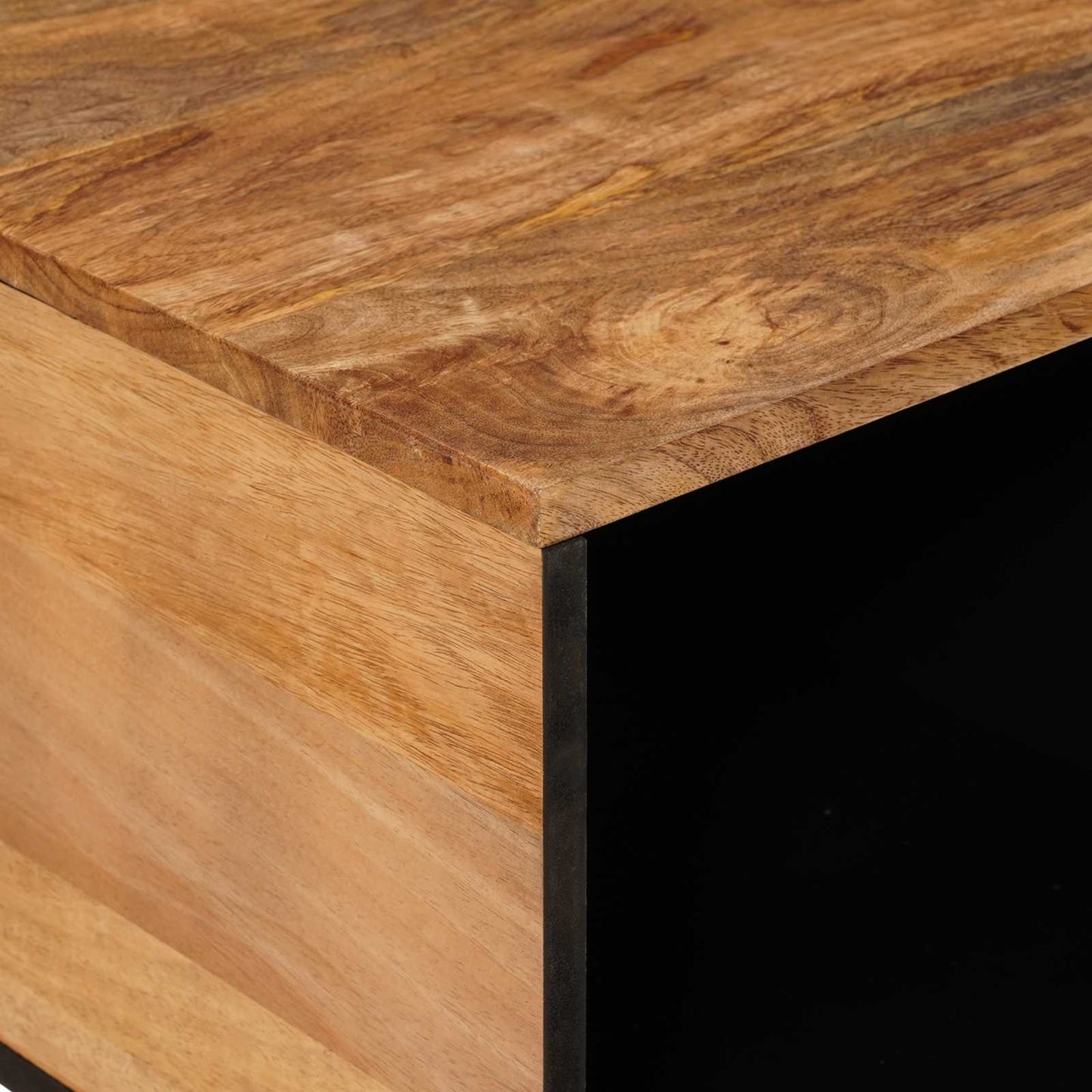 Sofabord Naturfarvet 80 x 50 x 40 cm Massivt mangotræ