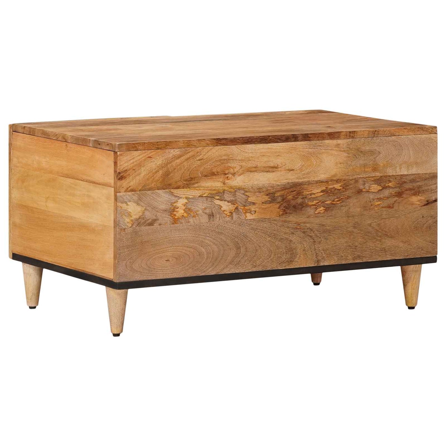 Sofabord Naturfarvet 80 x 50 x 40 cm Massivt mangotræ