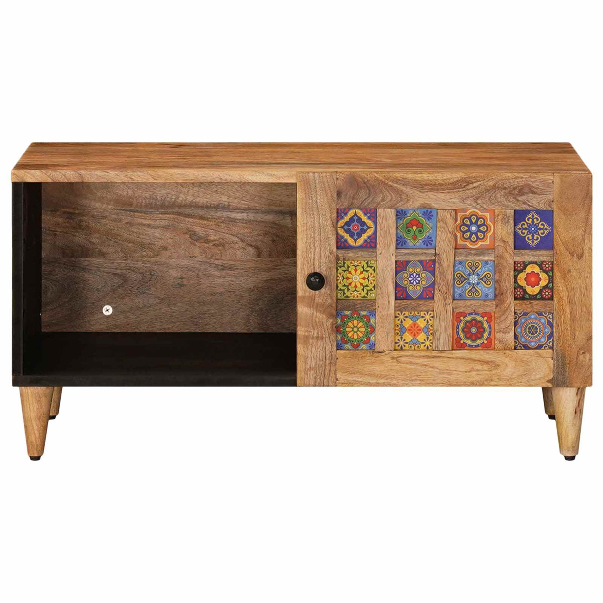 Sofabord Naturfarvet 80 x 50 x 40 cm Massivt mangotræ