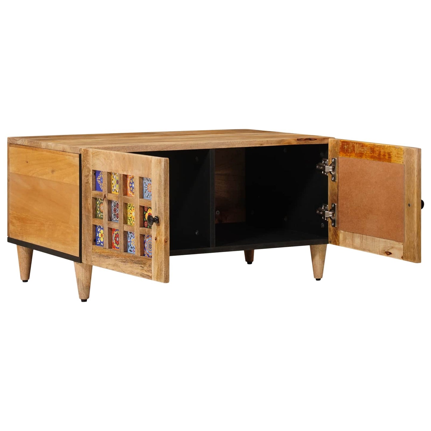 Sofabord Naturfarvet 80 x 50 x 40 cm Massivt mangotræ