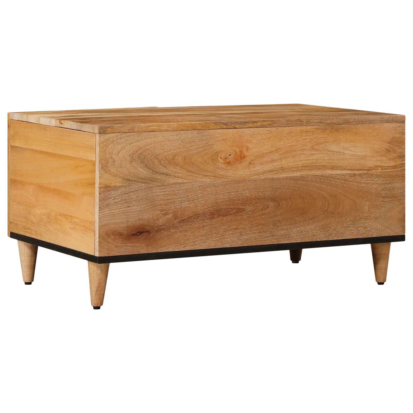 Sofabord Naturfarvet 80 x 50 x 40 cm Massivt mangotræ