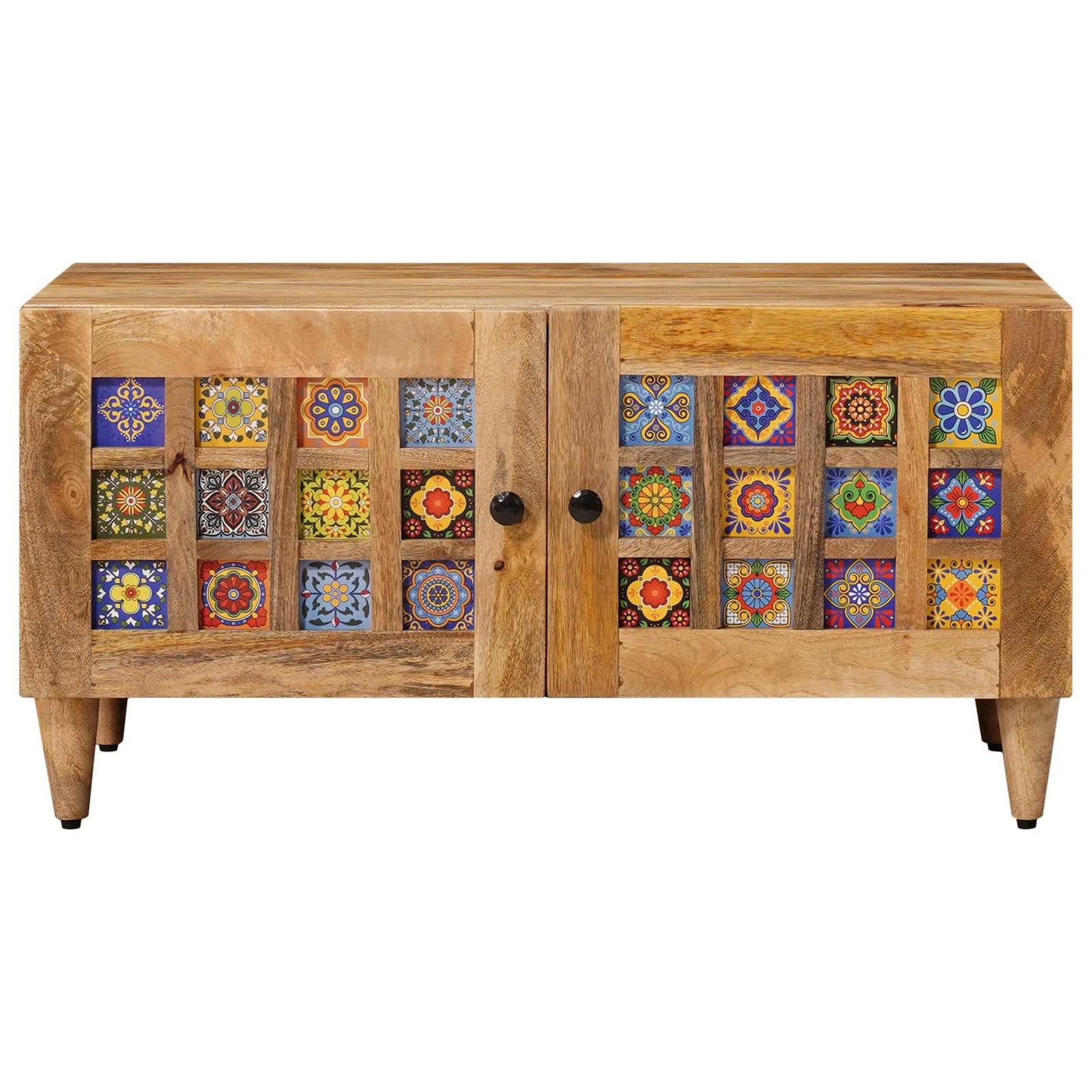 Sofabord Naturfarvet 80 x 50 x 40 cm Massivt mangotræ