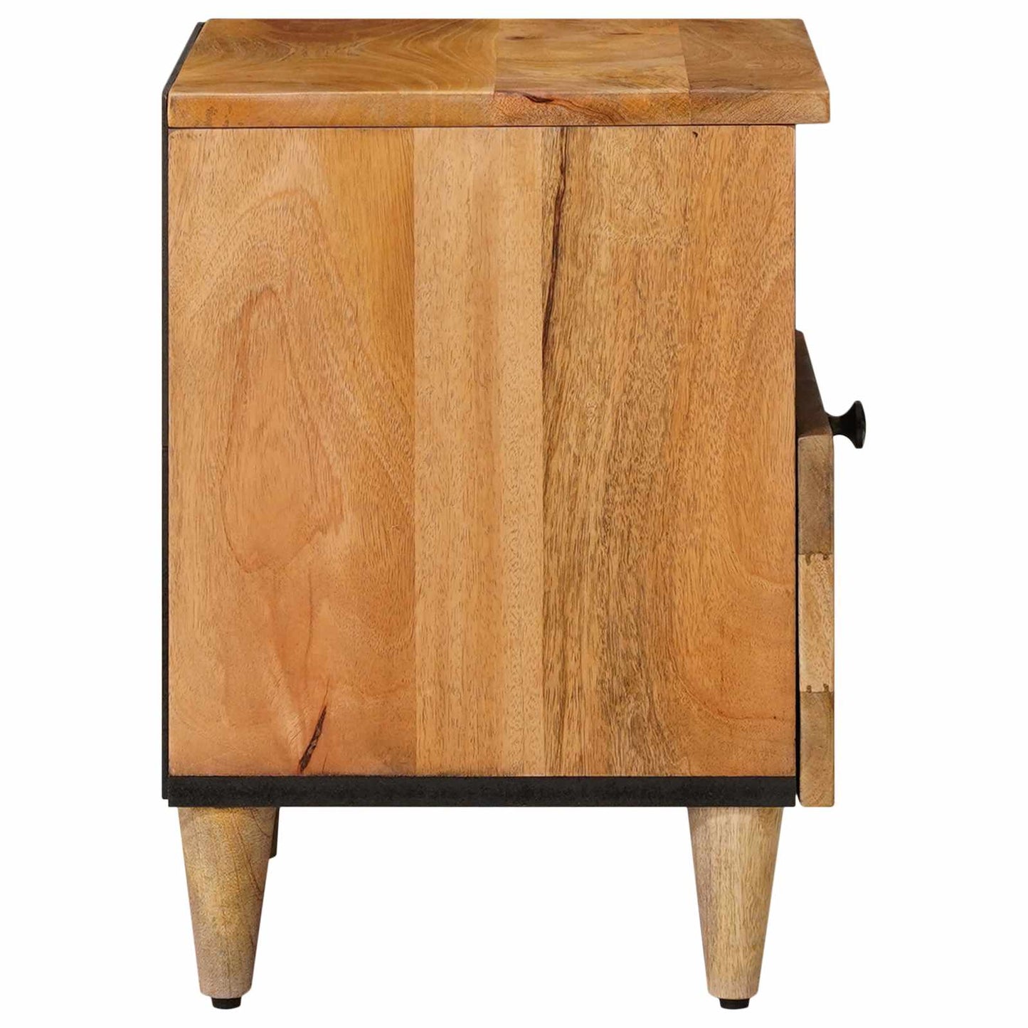 Natskab 2 stk. Naturfarvet 40 x 33 x 46 cm Massivt mangotræ