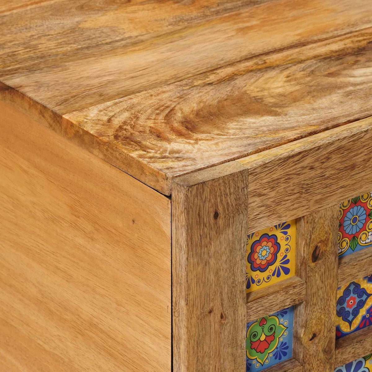 Sofabord Naturfarvet 100 x 54 x 40 cm Massivt mangotræ