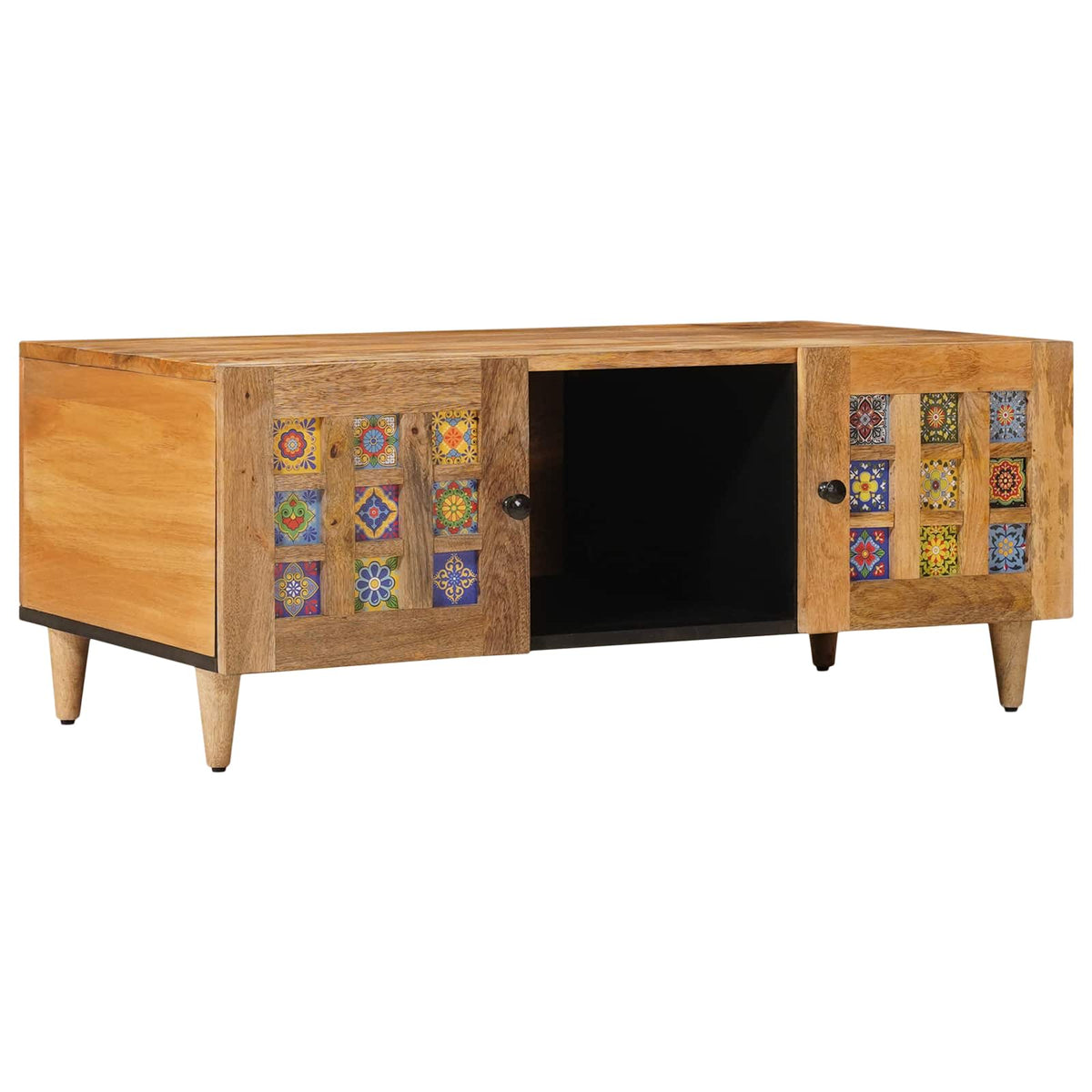 Sofabord Naturfarvet 100 x 54 x 40 cm Massivt mangotræ