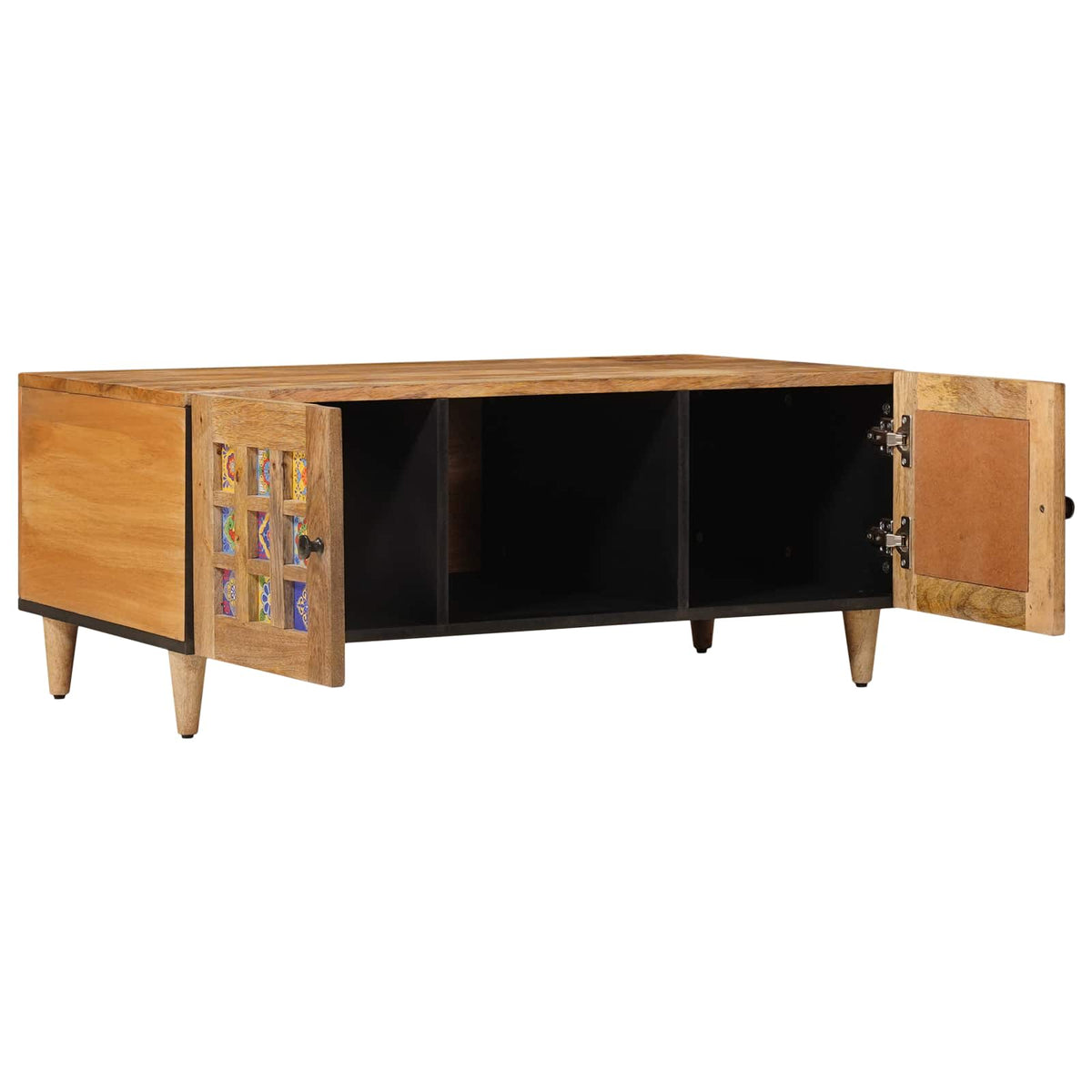 Sofabord Naturfarvet 100 x 54 x 40 cm Massivt mangotræ