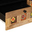 TV-skab med dør Naturfarvet 105 x 33,5 x 46 cm Massivt mangotræ
