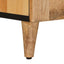 TV-skab med dør Naturfarvet 105 x 33,5 x 46 cm Massivt mangotræ