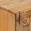 Sideboard med dør Naturfarvet 40 x 33 x 75 cm Massivt mangotræ