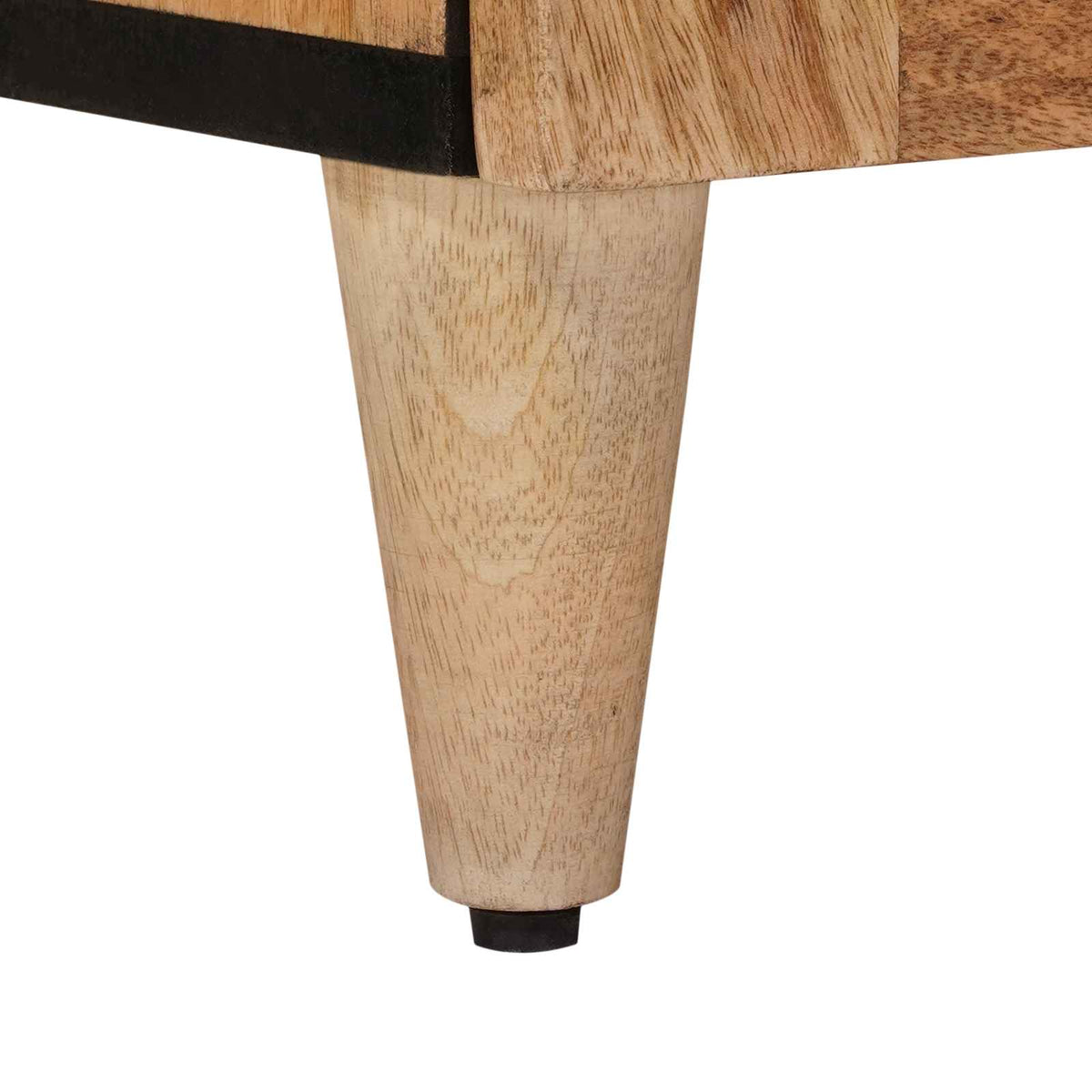 Sideboard med dør Naturfarvet 40 x 33 x 75 cm Massivt mangotræ