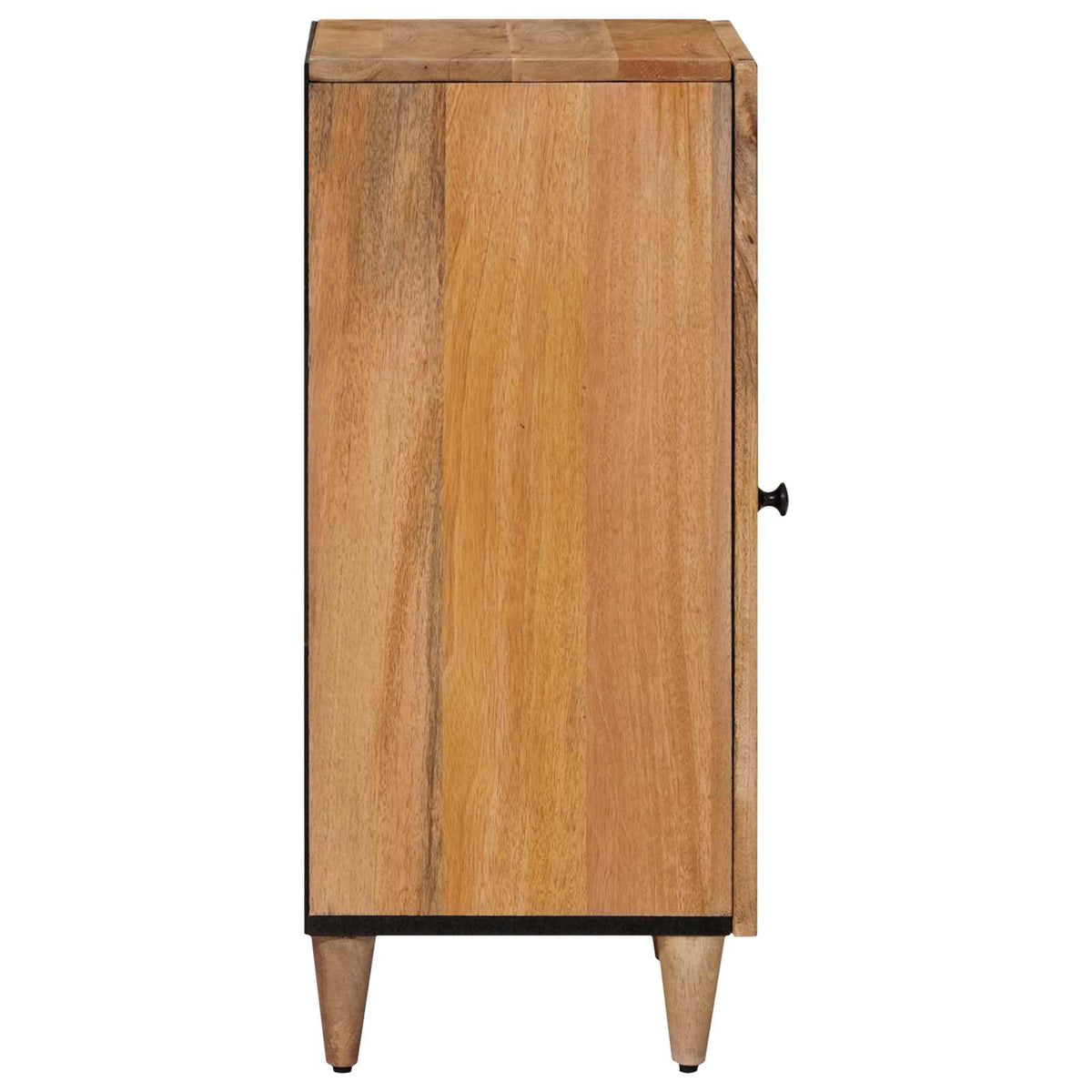 Sideboard med dør Naturfarvet 40 x 33 x 75 cm Massivt mangotræ