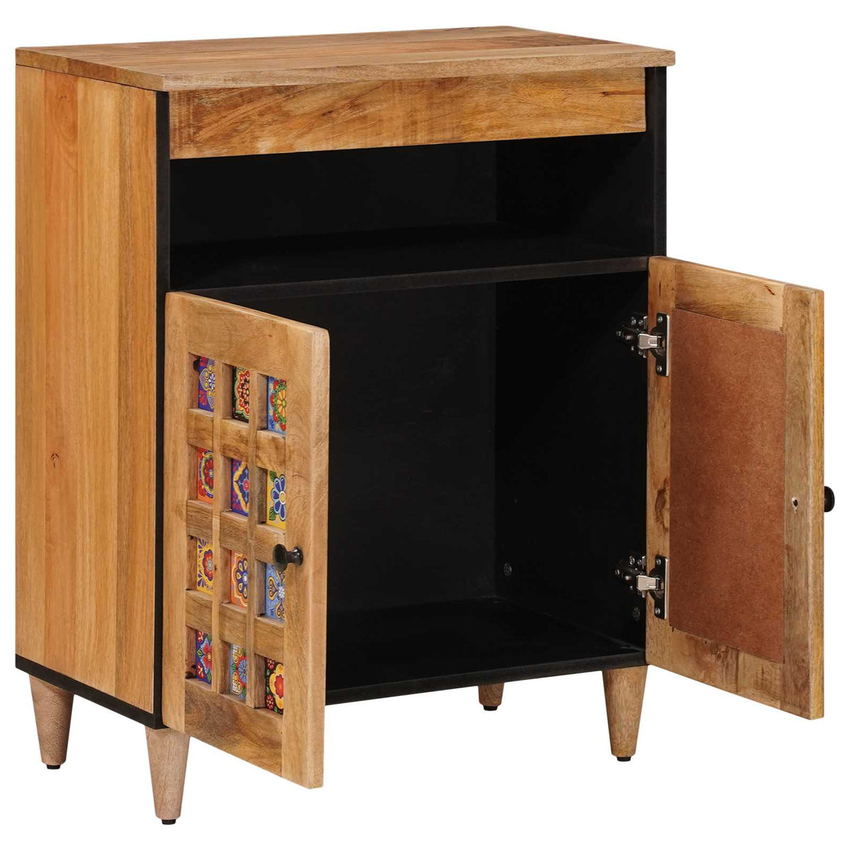 Sideboard Naturfarvet 60 x 33 x 75 cm Massivt mangotræ