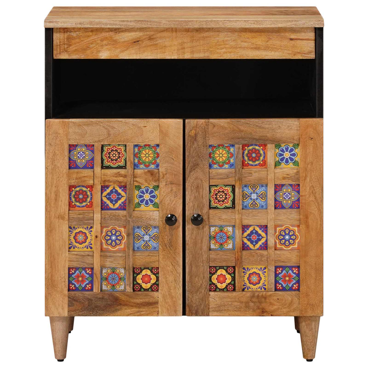 Sideboard Naturfarvet 60 x 33 x 75 cm Massivt mangotræ