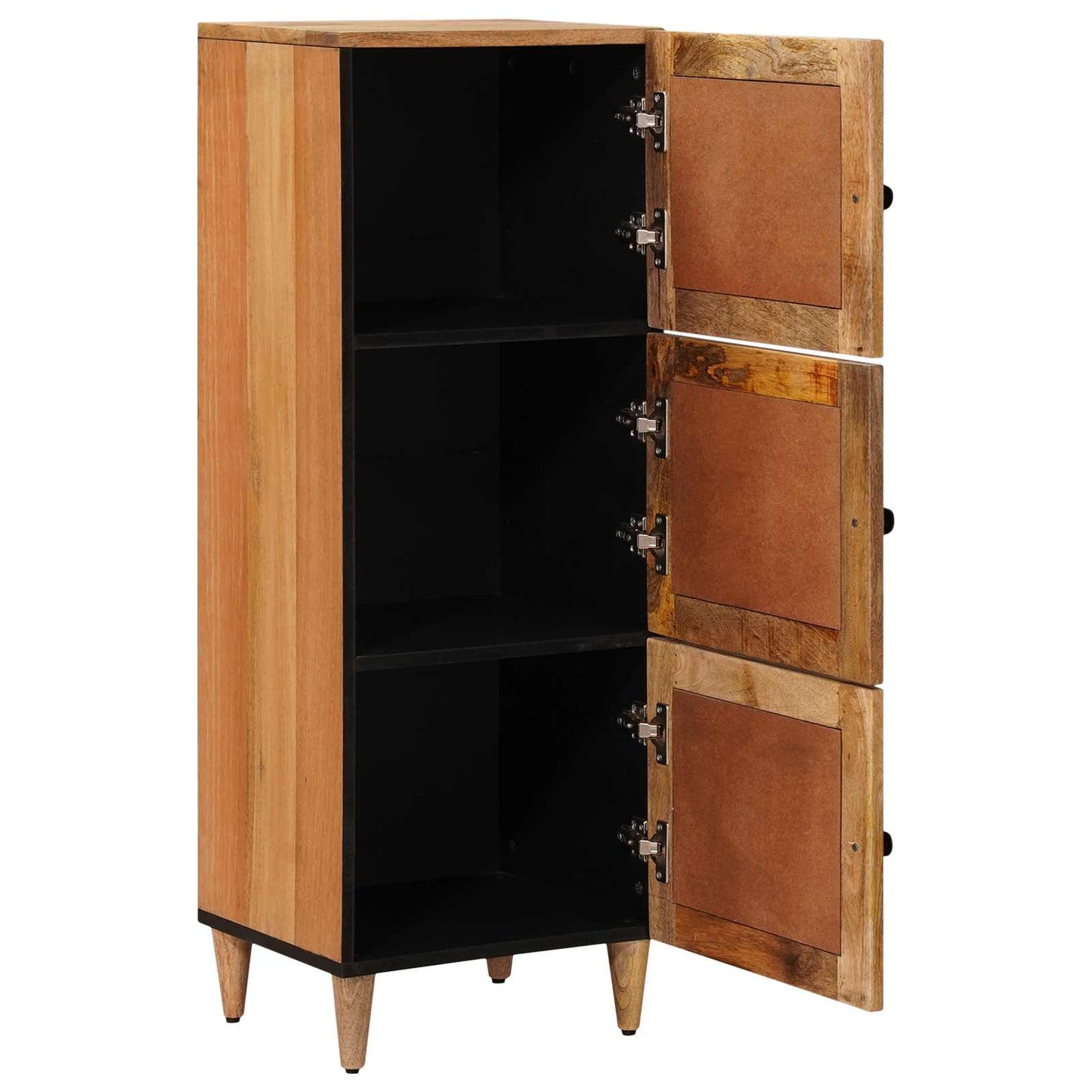 Highboard Naturfarvet 40 x 33 x 110 cm Massivt mangotræ