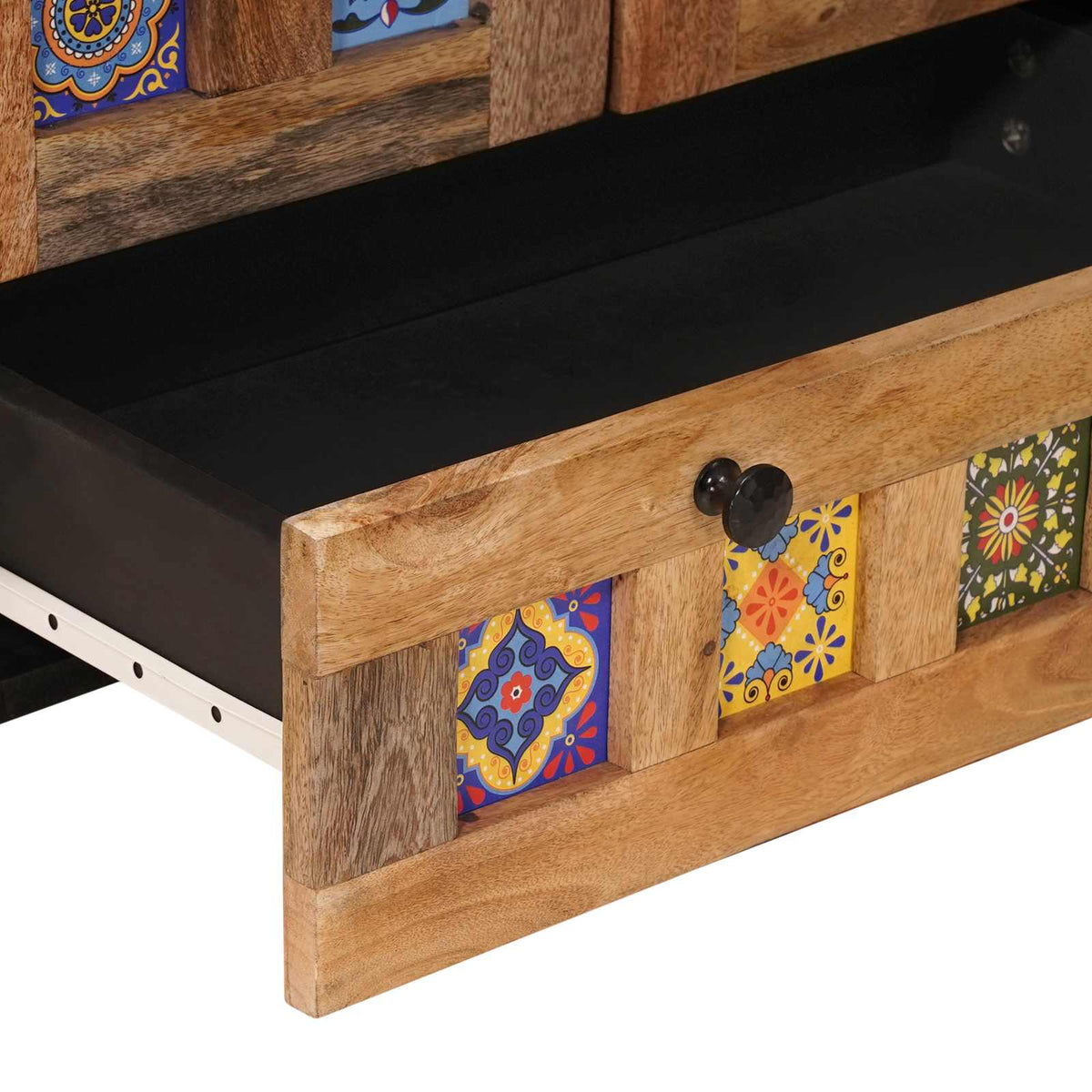 Highboard Naturfarvet 60 x 33,5 x 100 cm Massivt mangotræ