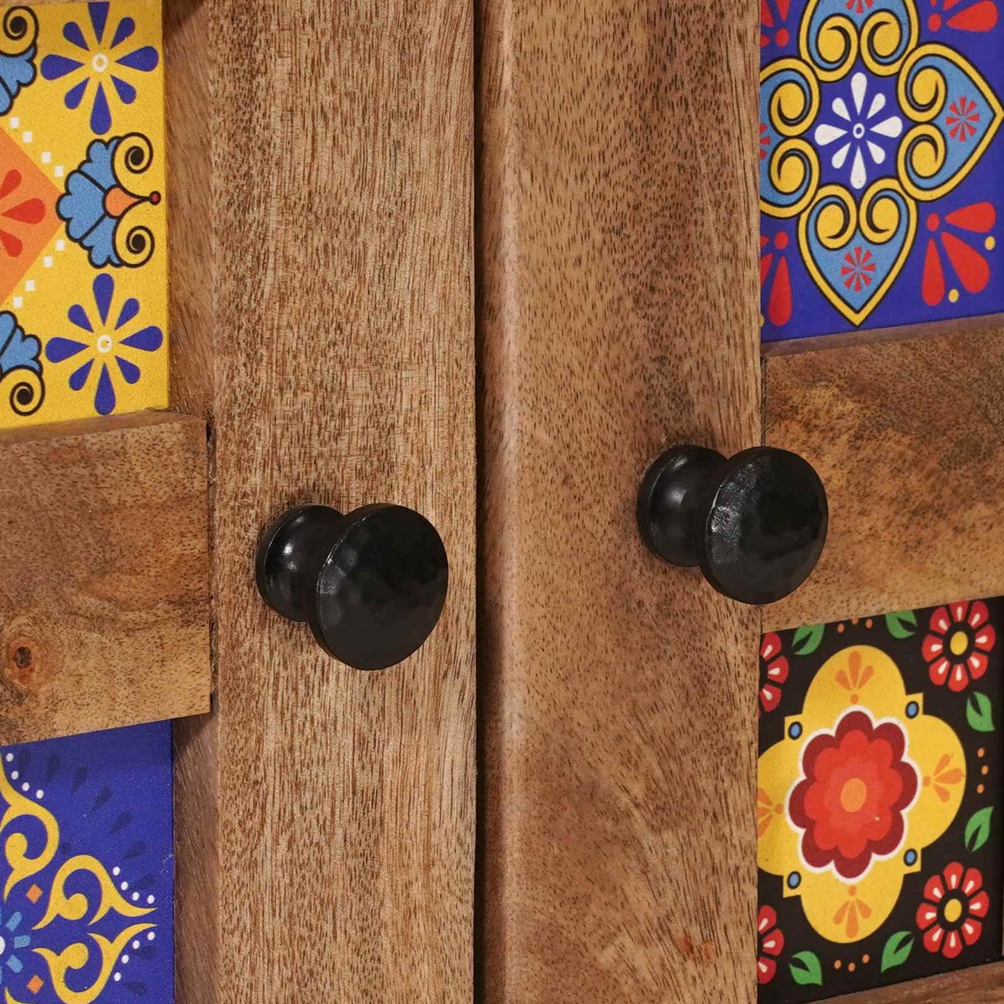 Highboard Naturfarvet 60 x 33,5 x 100 cm Massivt mangotræ