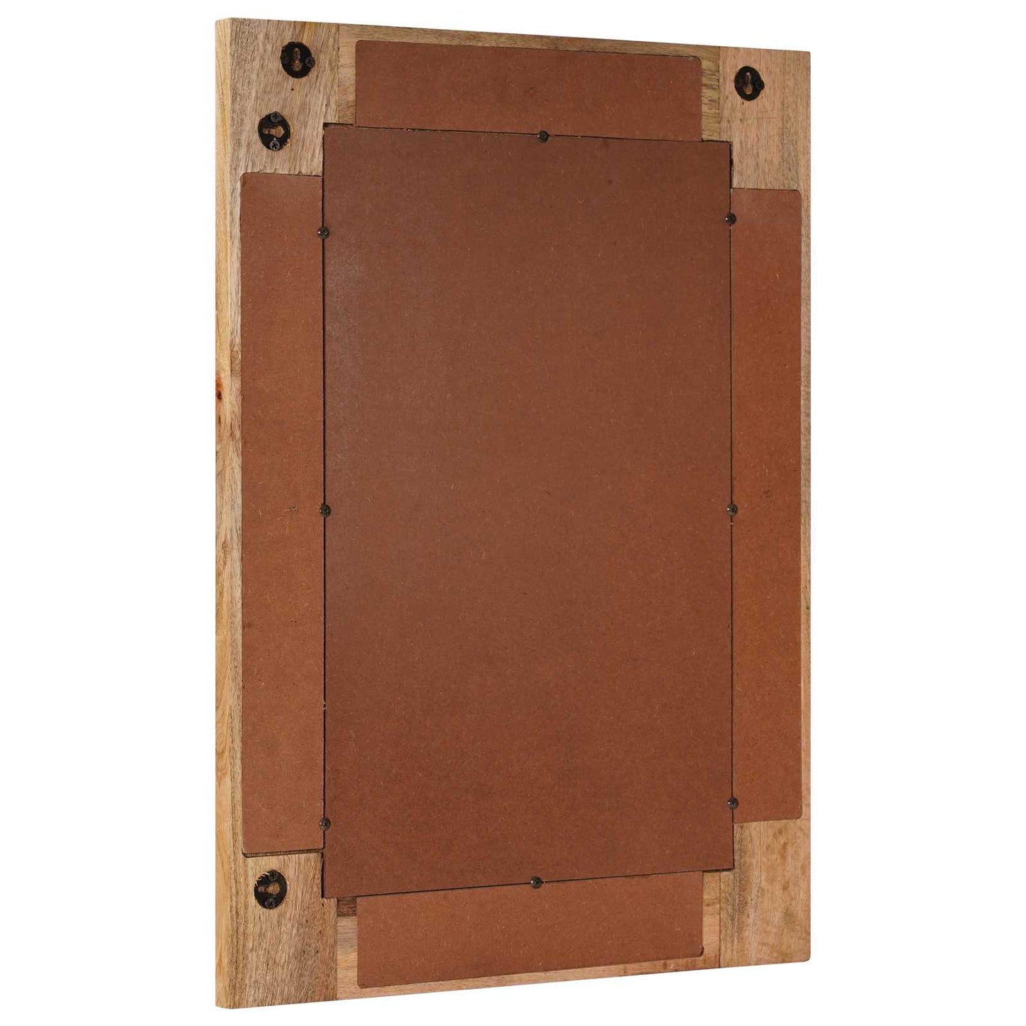 Badeværelsesspejl Naturfarvet 50 x 70 x 3 cm Massivt mangotræ