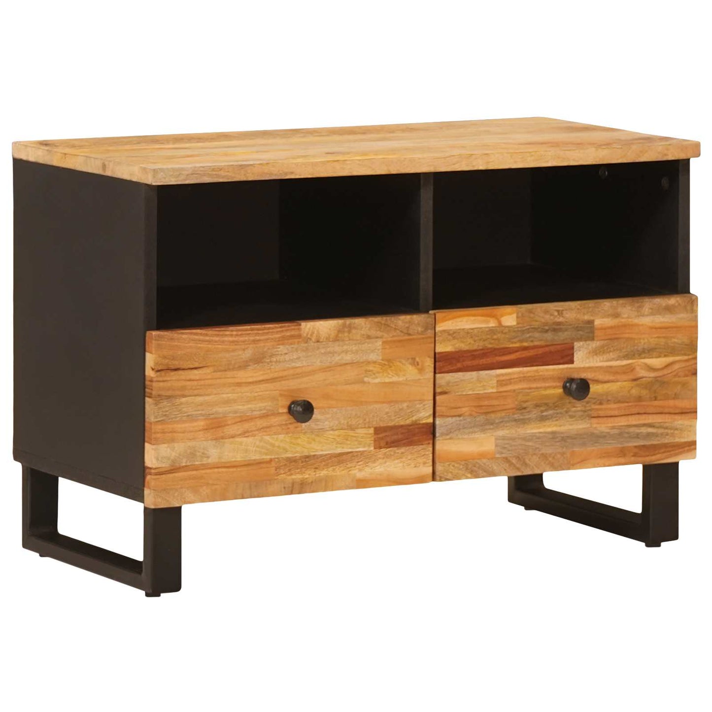 TV-skab med opbevaring Brun 70 x 33 x 46 cm Massivt mangotræ