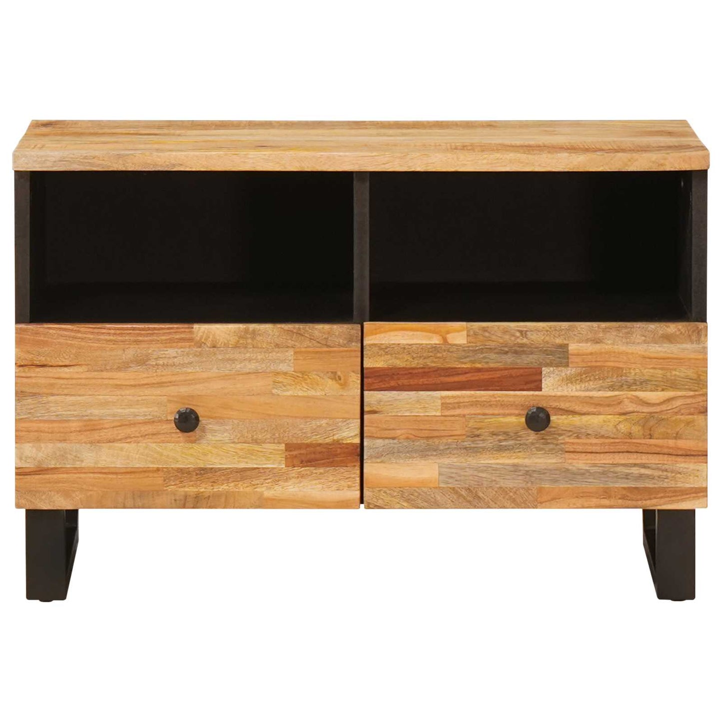 TV-skab med opbevaring Brun 70 x 33 x 46 cm Massivt mangotræ