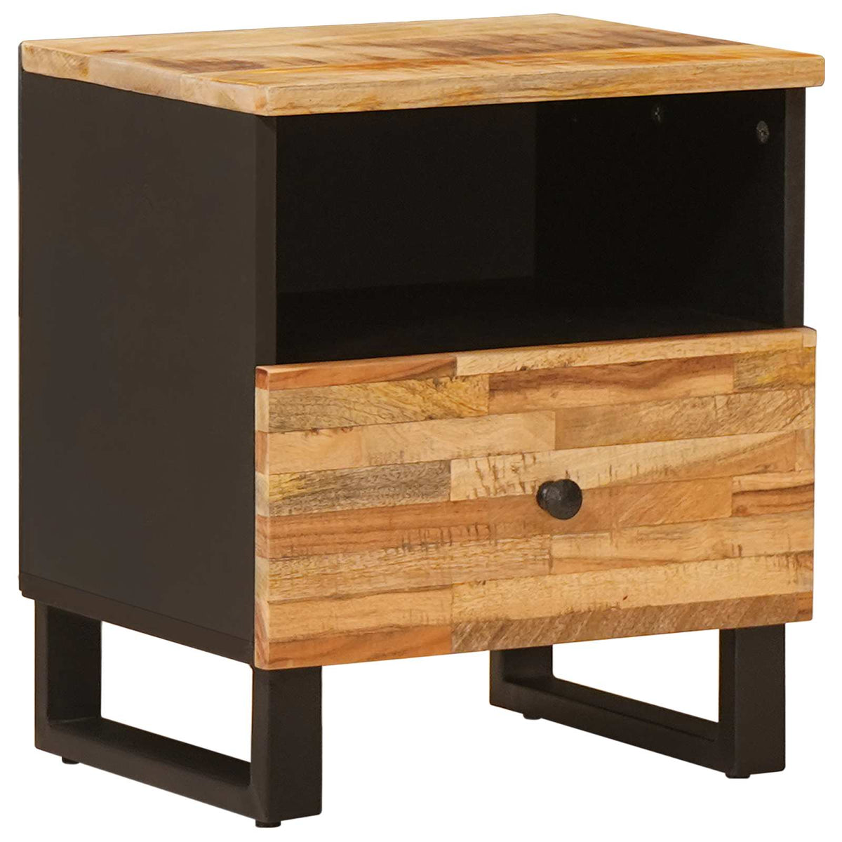 Sengekabinett 2 stk. Brun 40 x 33 x 46 cm Massivt mangotræ