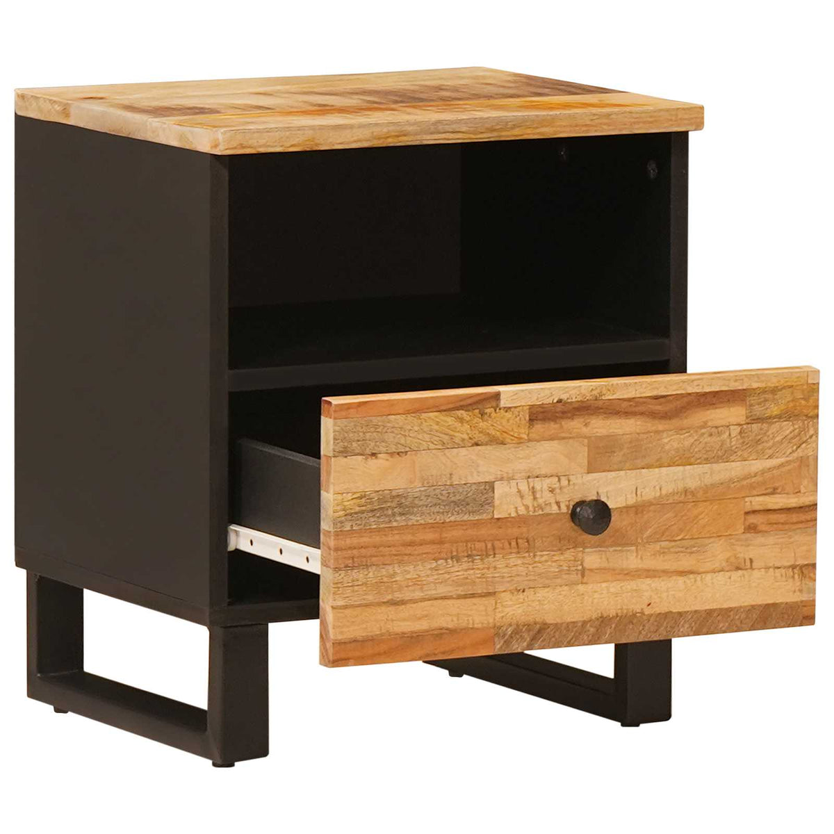 Sengekabinett 2 stk. Brun 40 x 33 x 46 cm Massivt mangotræ