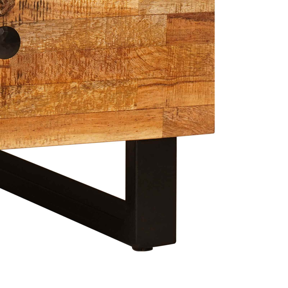 Sofabord Brun 80 x 54 x 40 cm Massivt mangotræ