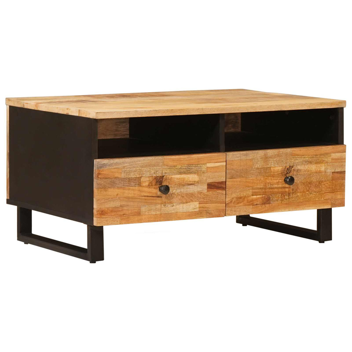 Sofabord Brun 80 x 54 x 40 cm Massivt mangotræ